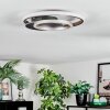 Lynor Plafonnier LED Anthracite, Noir, 1 lumière