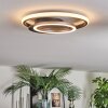 Lynor Plafonnier LED Anthracite, Noir, 1 lumière