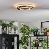Lynor Plafonnier LED Anthracite, Noir, 1 lumière