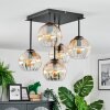 Koyoto Plafonnier, Boule lumineuse Ambre, Clair, 5 lumières