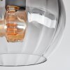 Koyoto Plafonnier, Boule lumineuse 37 cm Clair, Fumé, 3 lumières