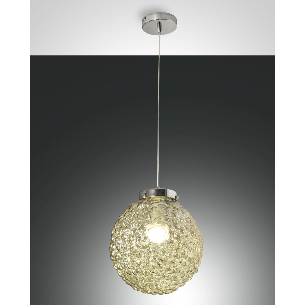 Suspension Fabas Luce Ego Chrome, 1 lumière main product photo