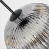 Koyoto Suspension, Boule lumineuse, Suspension Ambre, Clair, Fumé, 8 lumières