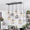 Koyoto Suspension, Boule lumineuse, Suspension Ambre, Clair, Fumé, 8 lumières