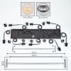 Koyoto Suspension, Boule lumineuse, Suspension Ambre, Clair, Fumé, 8 lumières
