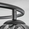 Koyoto Plafonnier, Boule lumineuse 37 cm Ambre, Clair, Fumé, 3 lumières