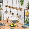 Koyoto Suspension, Boule lumineuse, Suspension Ambre, Clair, Fumé, 5 lumières