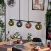 Gastor Suspension, Boule lumineuse, Suspension Bleu, Vert, Cuivré, 4 lumières