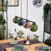 Gastor Suspension, Boule lumineuse, Suspension Bleu, Vert, Cuivré, 4 lumières