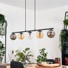 Gastor Suspension, Boule lumineuse, Suspension Ambre, Clair, Fumé, 5 lumières