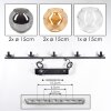 Ripoll Suspension, Boule lumineuse, Suspension Ambre, Clair, Fumé, 5 lumières