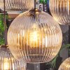 Koyoto Suspension, Boule lumineuse, Suspension Ambre, Clair, Fumé, 8 lumières