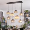 Koyoto Suspension, Boule lumineuse, Suspension Ambre, Clair, Fumé, 8 lumières