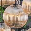 Koyoto Suspension, Boule lumineuse, Suspension Ambre, 8 lumières