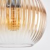 Koyoto Suspension, Boule lumineuse, Suspension Ambre, Clair, 8 lumières