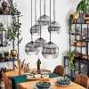 Koyoto Suspension, Boule lumineuse, Suspension Clair, Fumé, 6 lumières