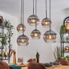 Koyoto Suspension, Boule lumineuse, Suspension Clair, Fumé, 6 lumières