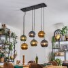 Koyoto Suspension, Boule lumineuse, Suspension Bleu, Or, Vert, 6 lumières