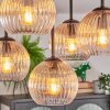 Koyoto Plafonnier, Boule lumineuse 37 cm Ambre, Clair, 5 lumières