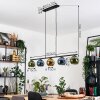 Koyoto Suspension, Boule lumineuse, Suspension Bleu, Or, Vert, 5 lumières