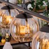 Koyoto Suspension, Boule lumineuse, Suspension Ambre, 5 lumières