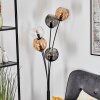 Koyoto Boule lumineuse, Lampadaire Ambre, Clair, Fumé, 5 lumières