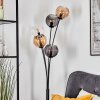 Koyoto Boule lumineuse, Lampadaire Ambre, Clair, Fumé, 5 lumières