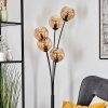 Koyoto Boule lumineuse, Lampadaire Ambre, 5 lumières