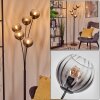 Koyoto Boule lumineuse, Lampadaire Clair, Fumé, 5 lumières