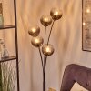 Koyoto Boule lumineuse, Lampadaire Clair, Fumé, 5 lumières