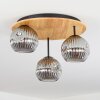 Ripoll Plafonnier, Boule lumineuse Écru, Noir, 3 lumières