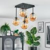 Gastor Plafonnier, Boule lumineuse Ambre, 5 lumières