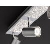 Plafonnier Wofi Bali LED Nickel mat, 3 lumières