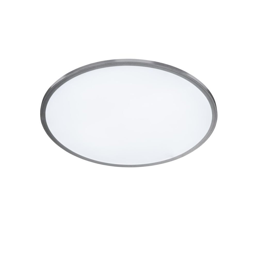 Plafonnier WOFI LINOX LED Argenté, 1 lumière, Télécommandes, Changeur de couleurs main product photo