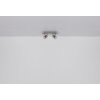 Kinley Plafonnier Luminaires Globo Lighting Chrome, Nickel mat, 2 lumières