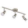 Kinley Plafonnier Luminaires Globo Lighting Chrome, Nickel mat, 3 lumières