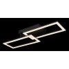 Sapena Plafonnier Luminaires Globo Lighting LED Noir, 1 lumière