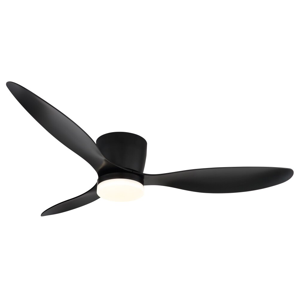 Armando Ventilateur de plafond lumineux Luminaires Globo Lighting LED Noir, 1 lumière, Télécommandes main product photo