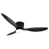 Armando Ventilateur de plafond lumineux Luminaires Globo Lighting LED Noir, 1 lumière, Télécommandes
