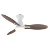 Gale Ventilateur de plafond lumineux Luminaires Globo Lighting LED Couleur bois, Écru, Blanc, 1 lumière, Télécommandes