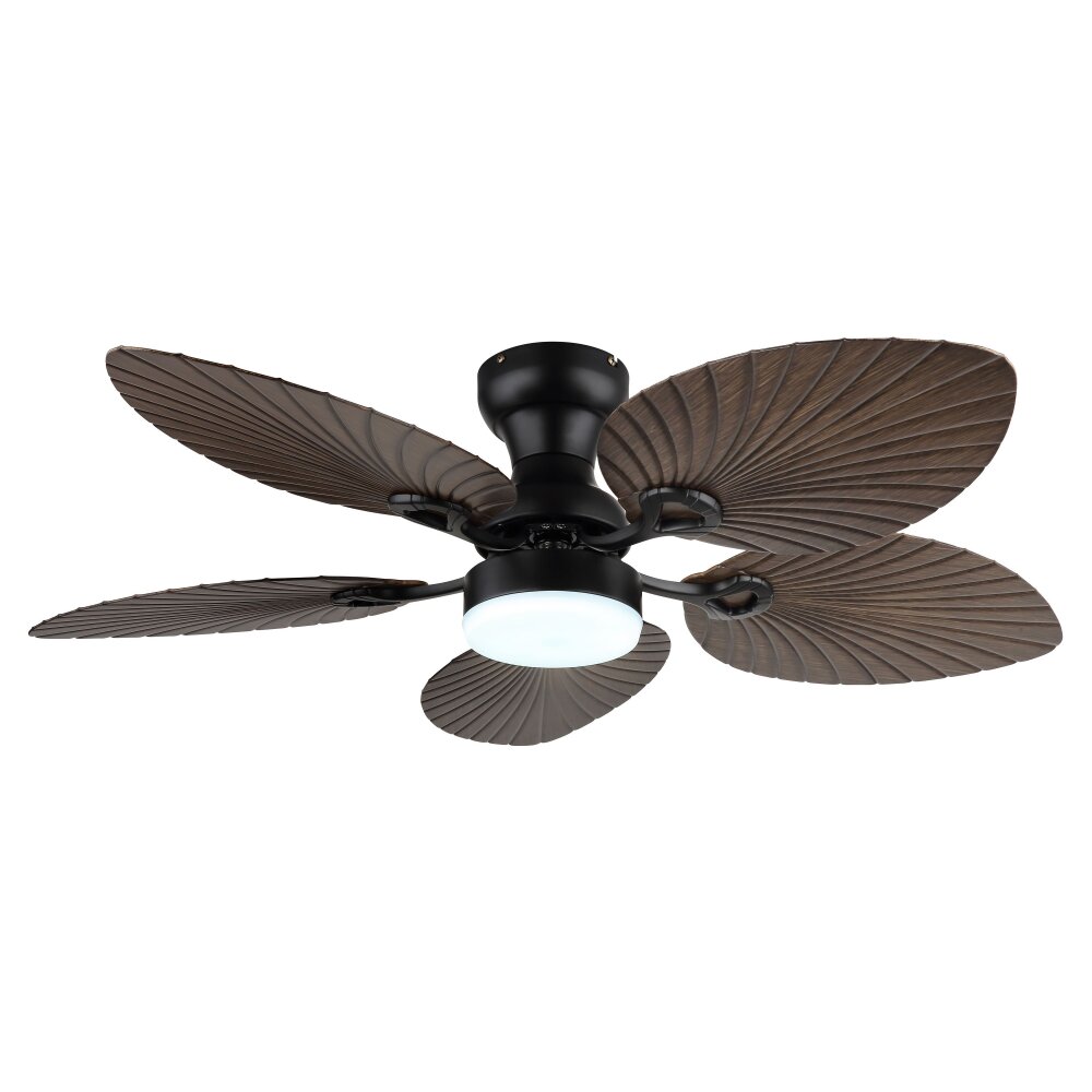Ventilateur Plafonnier LED Avec Télécommande - 4 Vitesses & 3 Couleurs - Silencieux Et Dimmable - Pour Salon Et Chambre - 4