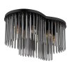 Gorley Plafonnier Luminaires Globo Lighting Noir, 6 lumières