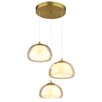 Avila Suspension Luminaires Globo Lighting LED Or, 1 lumière, Télécommandes