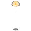 Avila Lampadaire Luminaires Globo Lighting LED Chrome, Noir, 1 lumière, Télécommandes