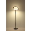 Avila Lampadaire Luminaires Globo Lighting LED Chrome, Noir, 1 lumière, Télécommandes