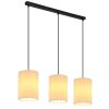 Page Suspension Luminaires Globo Lighting Noir, 3 lumières