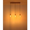Massey Suspension Luminaires Globo Lighting Brun, 3 lumières