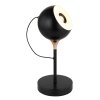 Donovan Lampe à poser Luminaires Globo Lighting LED Chrome, Noir, 1 lumière