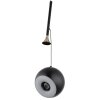 Donovan Suspension Luminaires Globo Lighting LED Chrome, Noir, 1 lumière