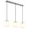 Kladora Suspension Luminaires Globo Lighting Nickel mat, 3 lumières